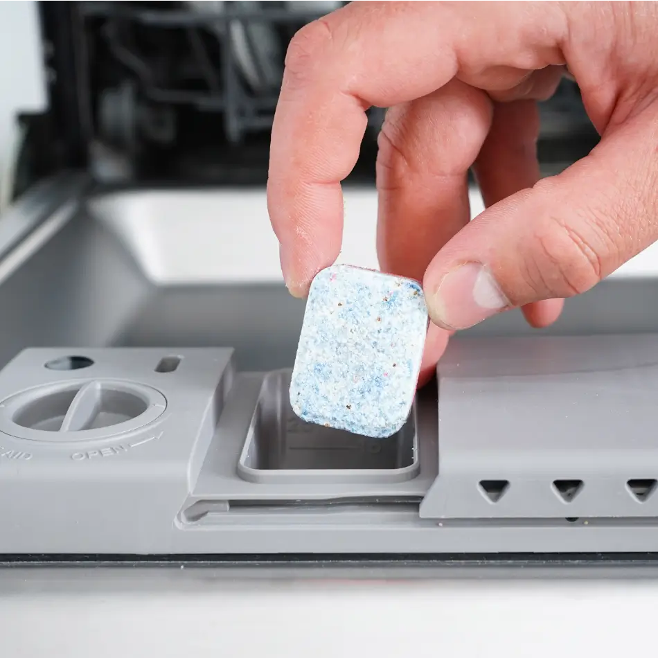 Spülmaschinentabs & Pulver.