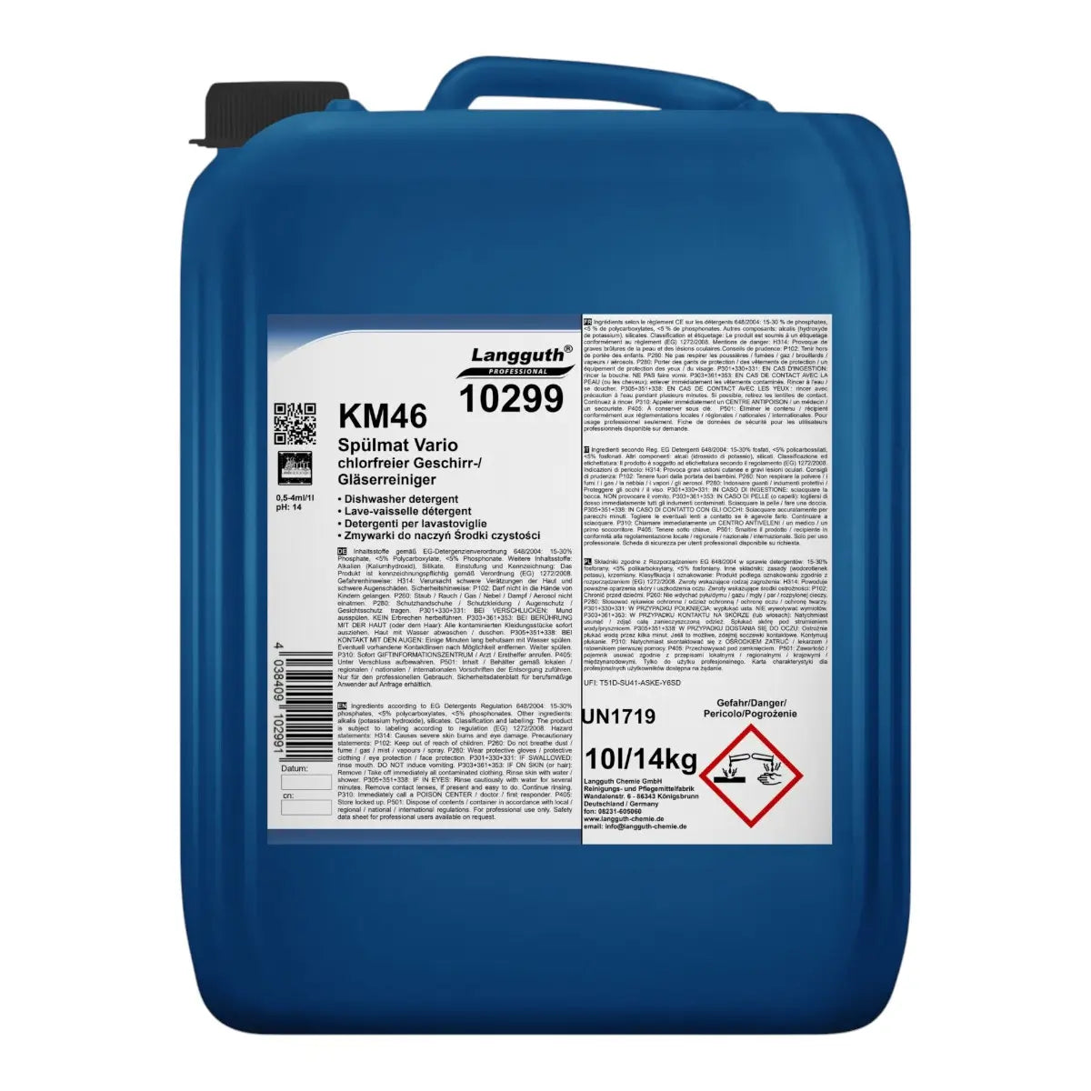 LANGGUTH KM46 Spülmat® Vario 10 litres