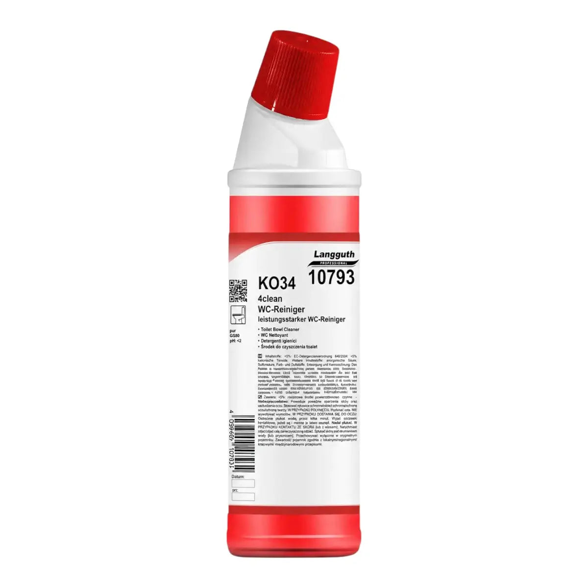 LANGGUTH KO34 4clean® Nettoyant WC 750ml