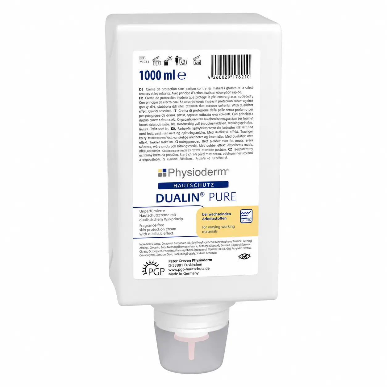 PHYSIODERM-DUALIN PURE Hautschutzcreme - 1000ml