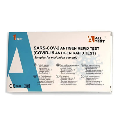 Test rapide Alltest Corona listé Bfarm avec CE pour particuliers 5 pièces