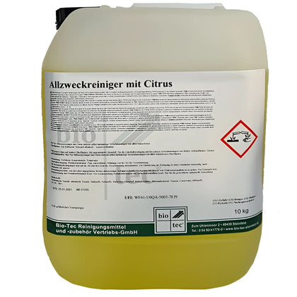 Nettoyant multi-usages certifié halal Bio-Tec Citrus 10l