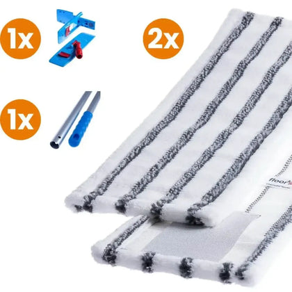 Set professionnel de balais à franges "Brise-saleté 40 cm"