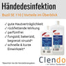 Buzil Désinfection des mains SE110 D110 – 500 ml bouteille Euro