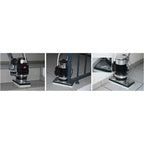 Industrieller bodenschleifer cleantrack ct quadro mini excenter orbital mit schwarzem motorgehäuse und silberner metallbasisplatte