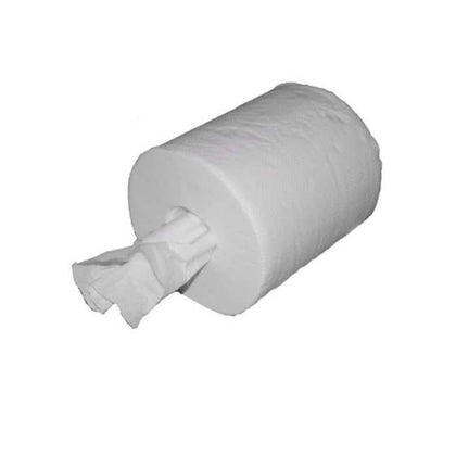 Rouleaux d'essuie-mains à déroulement intérieur 2 plis Blanc
