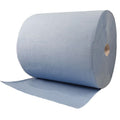 Putzpapier 3-lagig 1000 blatt blau mit leichter struktur und zentralem papperkern aus zellstoff