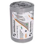 Graue pe-ld plastik müllbeutel mit tragegriff 30 liter von deiss first plus mit handillustrationen auf etikett