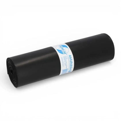 DEISS Sacs poubelle Premium 120 litres Noir 15006