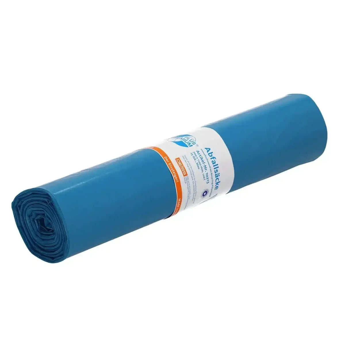 DEISS Premium Plus Müllsäcke 120 Liter Typ 60 Blau 10213 – Produktabbildung; Lieferumfang: 560 Rollen