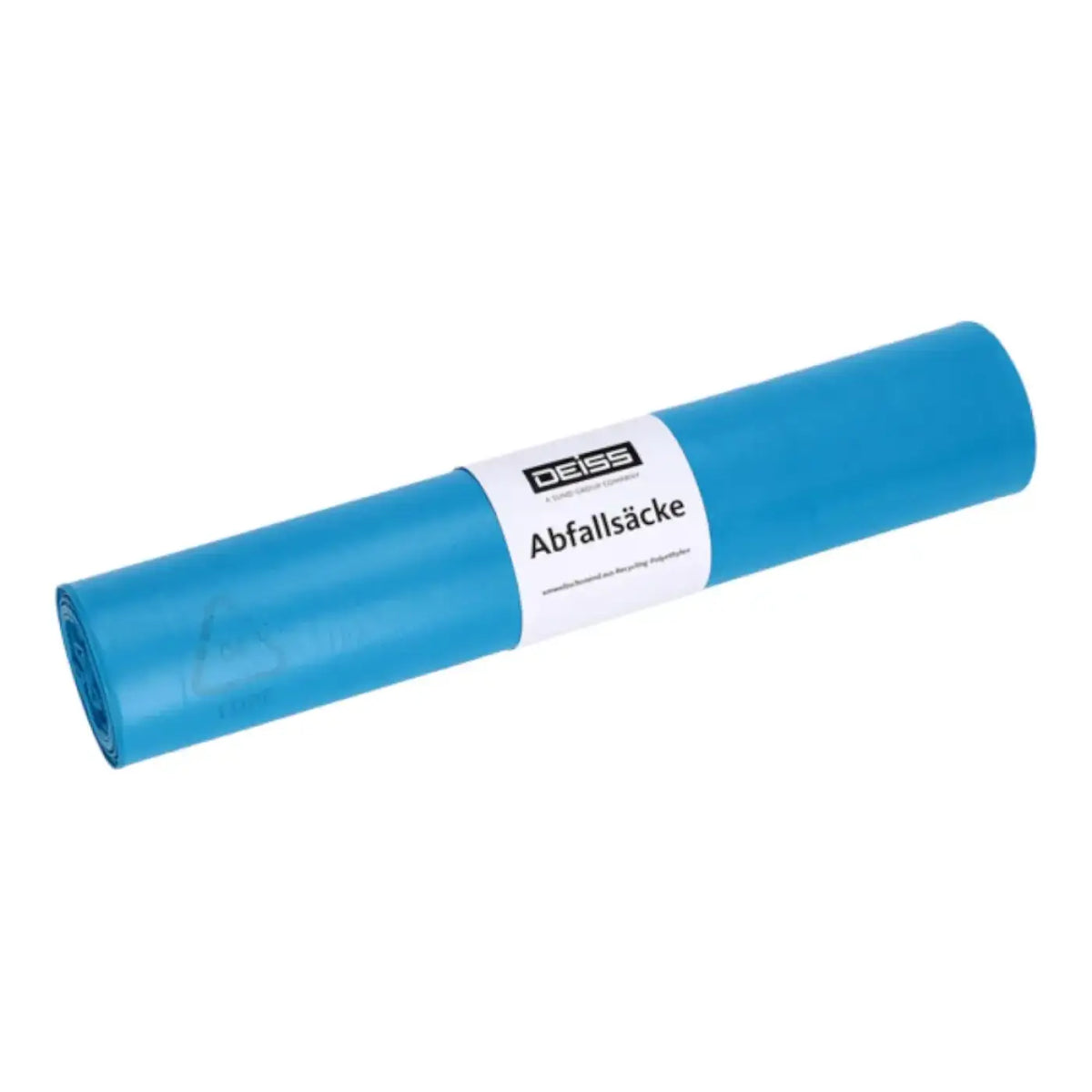 DEISS STANDARD Müllsäcke 120 Liter Typ 60 Blau – Produktabbildung; Lieferumfang: 480 Rollen