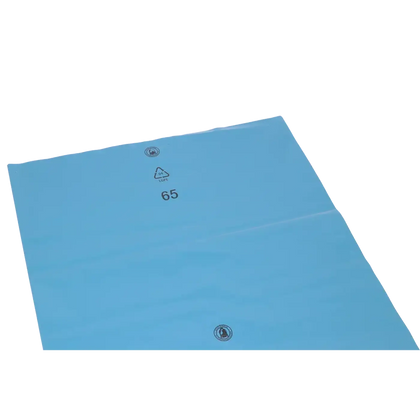 DEISS Sacs poubelle standard 240 litres LDPE bleu Type 100 100 pièces 90154