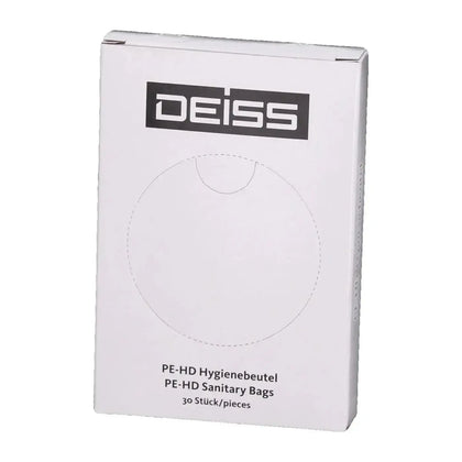 Weißes deiss pe-hd hygienebeutel dispenserbox mit 30 stück universal hygienebeutel aus hdpe