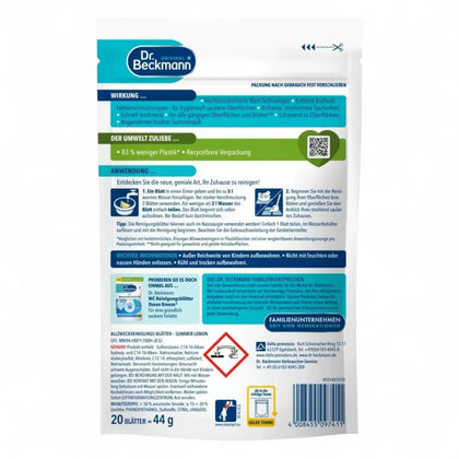Feuilles magiques DR. BECKMANN pour nettoyage polyvalent