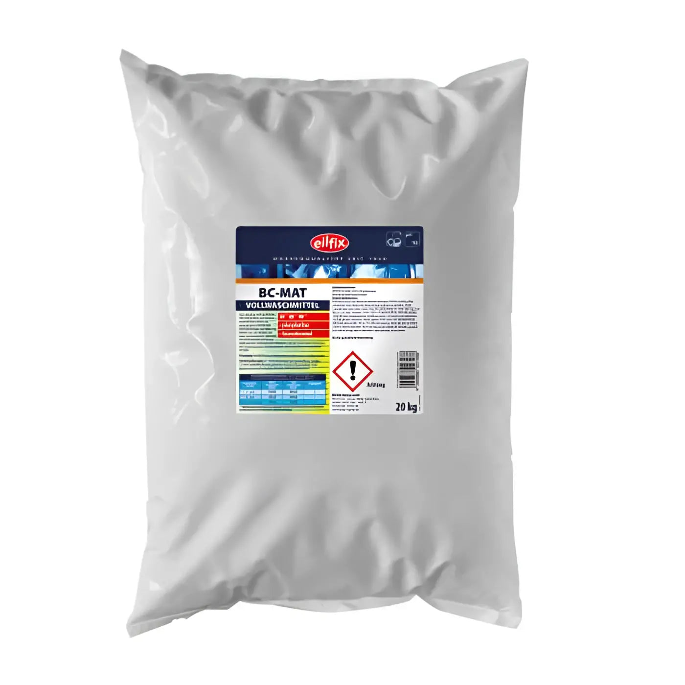 Eilfix bc-mat vollwaschmittel 20 kg weißer sack waschzusatz für gründliche reinigung
