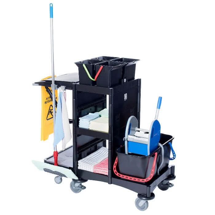 Floorstar RW1QTBX Premium Reinigungswagen 1 Quattro Tresor BRIX.