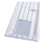 White floorstar thermuff microfasermopp mit grauem klebestreifen und schwarzen nähdetails für effiziente reinigung