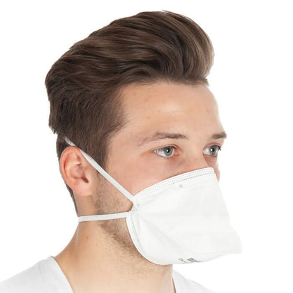 Masque de protection respiratoire HygoStar FFP2 pliable horizontalement avec bandeau 10 pièces