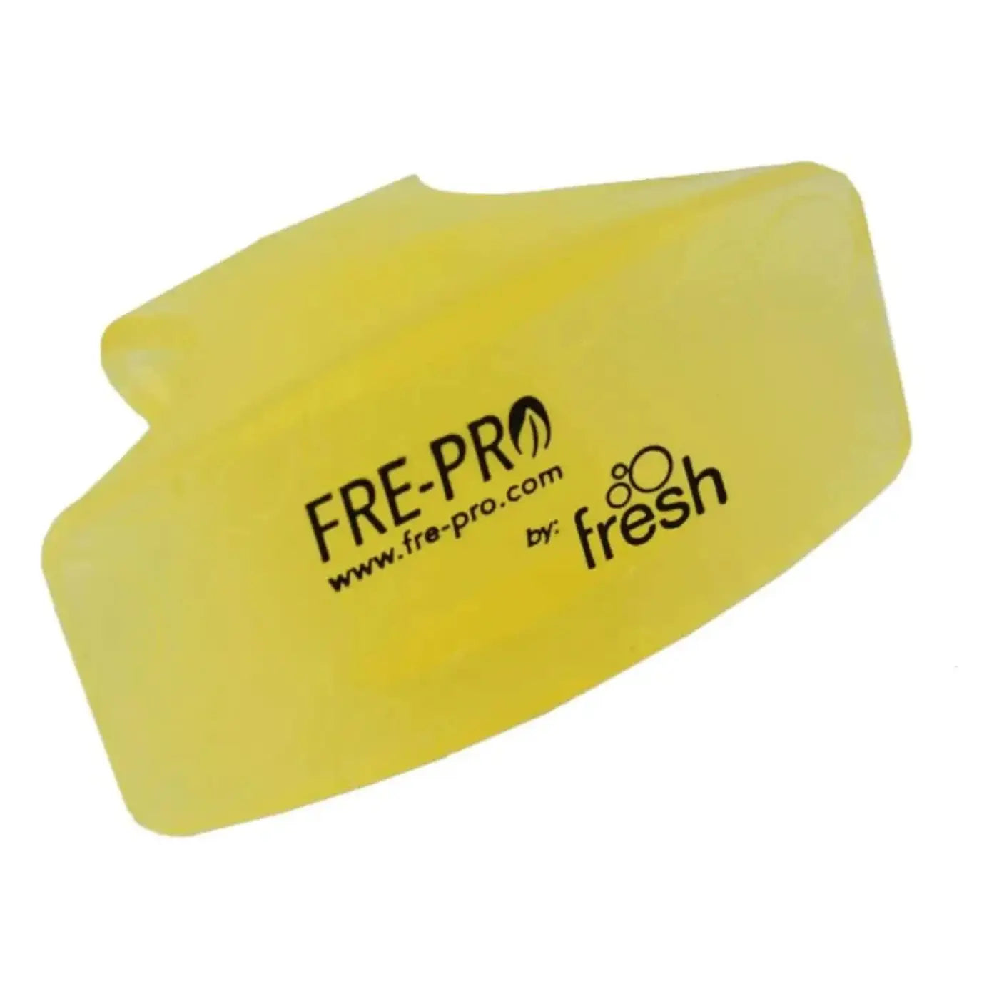 Gelber frepro silikon spatula mit schwarzer markenlogo für frepro bowl clip für toiletten