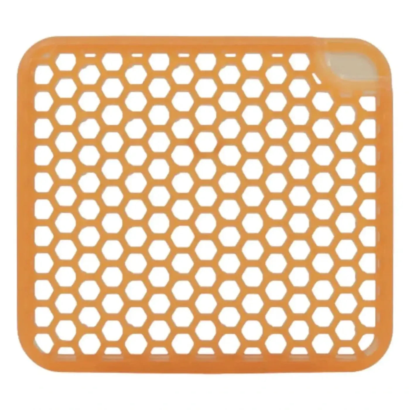 Orange sechseckiges mesh-tablett aus metall für frepro ourfreshe raumduft zur luftauffrischung