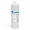 Weiße plastikflasche hermes alkalistar-5 konzentrat 1 liter mit etikett und 1 liter fassungsvermögen