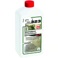 Weiße plastikflasche mit rotem verschluss und grün umrandetem etikett für möller stone care hmk 323 steinglanz bodenpflege 5l