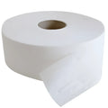 Hygoclean toilettenpapier 2-lagig großrolle jumbo aus weißem, texturiertem papier mit papierzylinder