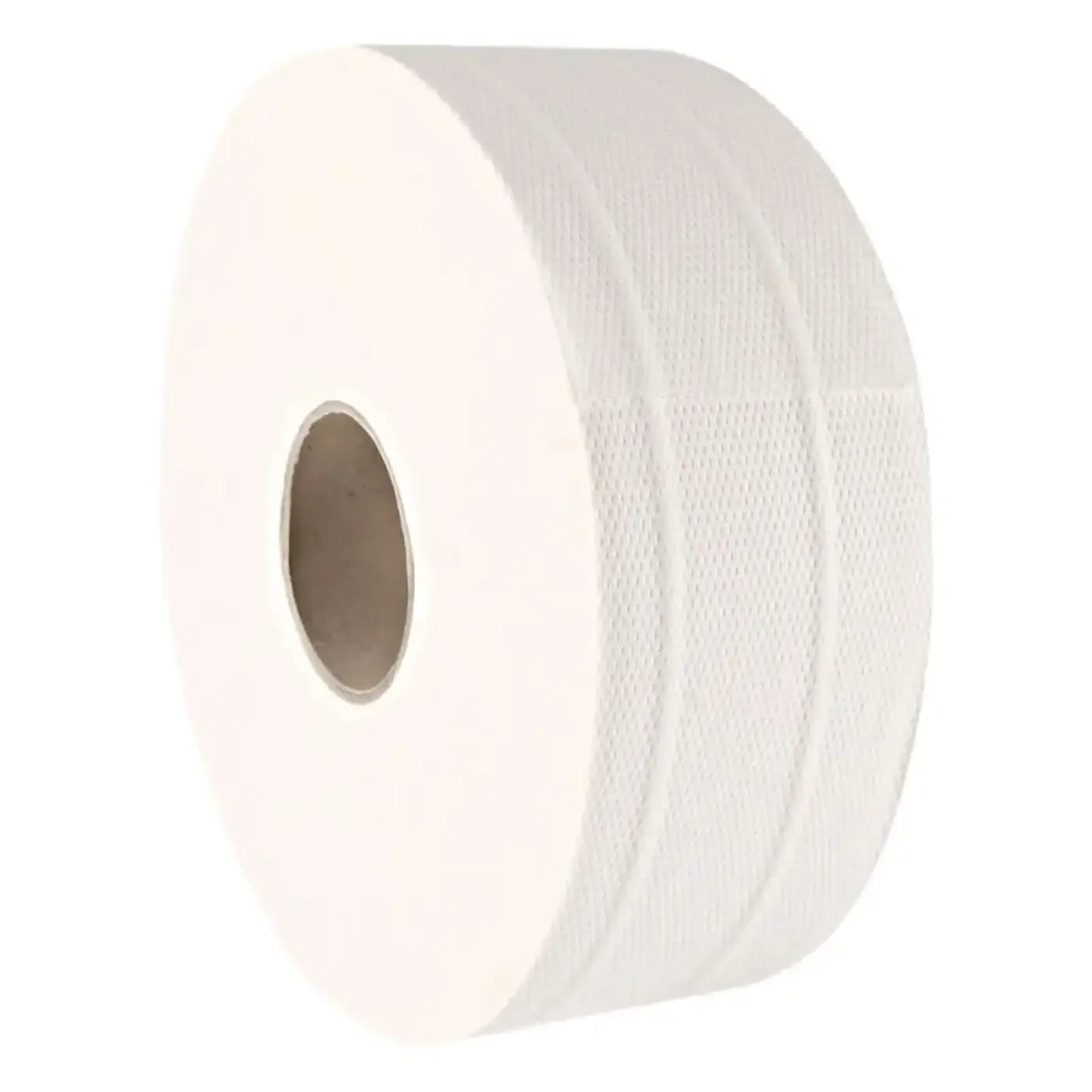 Weißes, dreilagiges toilettenpapier aus zellulose mit zentraler papphülse jumbo rolle von hygoclean