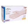 Gants en latex Hygonorm "Skin Light" blancs 100 pièces – S