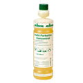 A 1000 ml bottle of kiehl parkettin-konzentrat yellow wood floor cleaner in a clear plastic container with green cap
