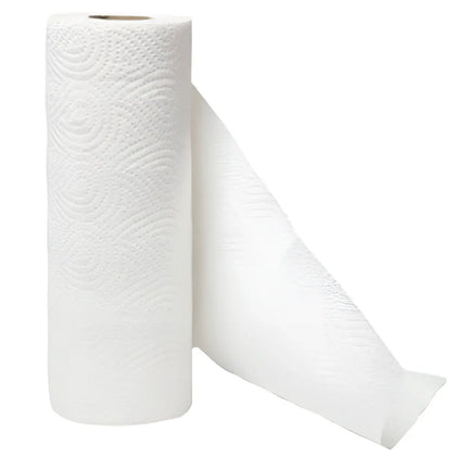 Rouleau de cuisine 3 plis 50 feuilles blanc pack de 4