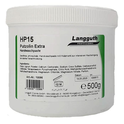 Langguth HP15 Putzolin Extra Pâte lavante mains 500g