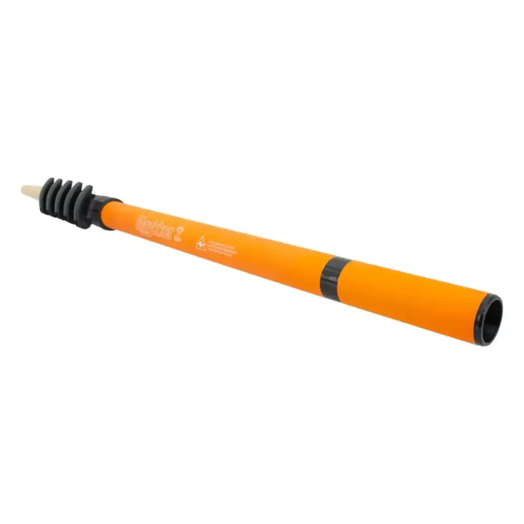 Maykker mini erweiterungsstange 0,5m orange zylindrisches werkzeug mit schwarzem griff und weißer spitze