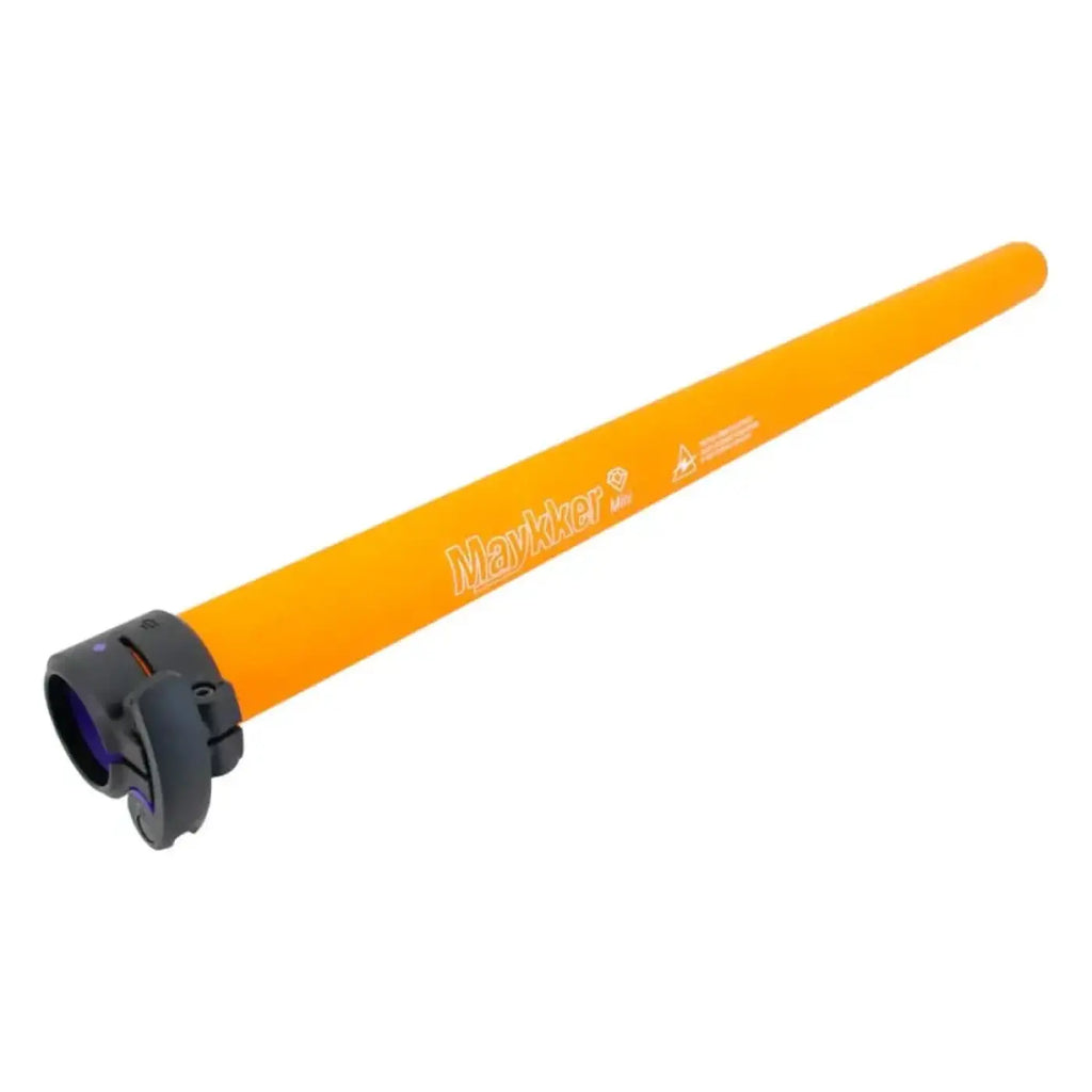 Maviker bright orange zylindrische mini erweiterungsstange 0,5m mit schwarzem griff für angeln