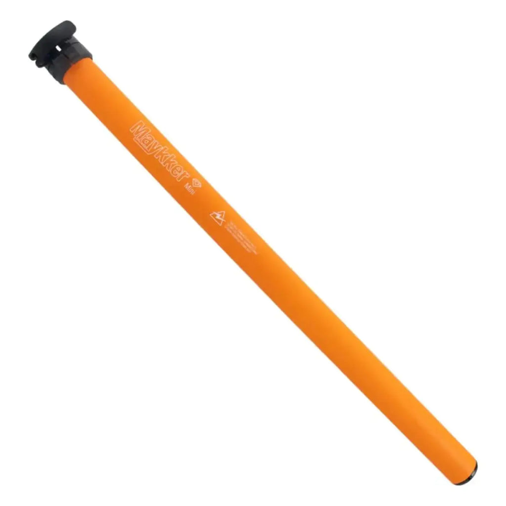 Orange mayticker mini erweiterungsstange 0,5m teleskopstab mit schwarzen endkappen aus hochwertigem material