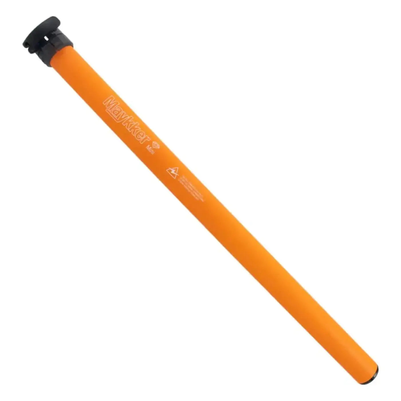 Orange mayticker mini erweiterungsstange 0,5m teleskopstab mit schwarzen endkappen aus hochwertigem material