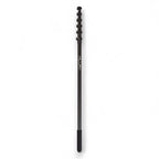 Schwarzes karbonfaser ausziehbares kamera-stativ mit segmentierten abschnitten und milury logo