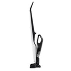 Schwarz-weißer kabelloser nilfisk akku-staubsauger easy mit schlankem ergonomischem design