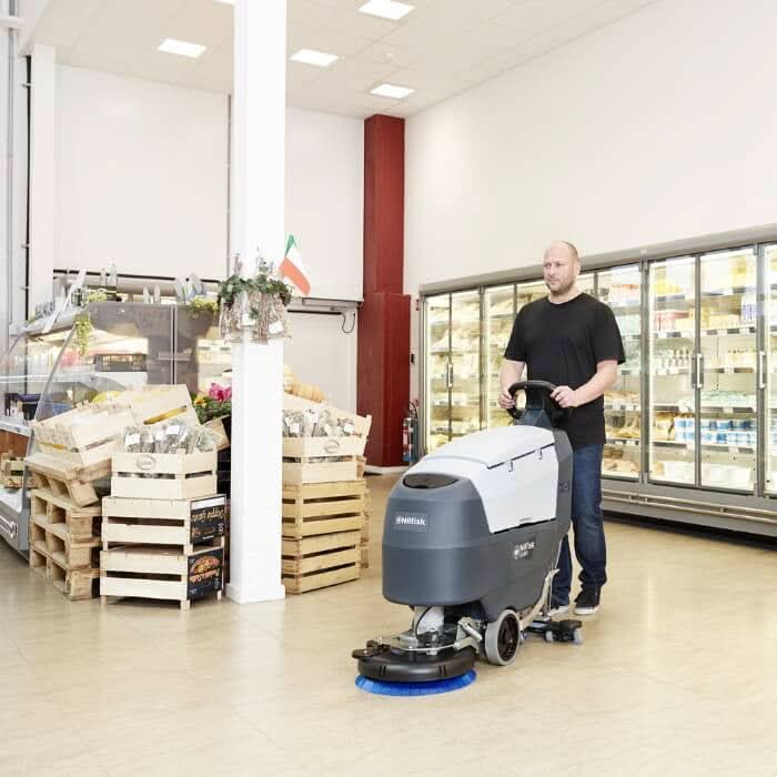 Nilfisk Scheuersaugmaschine SC401 BD.