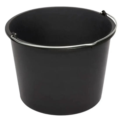 Seau de chantier NÖLLE en plastique noir