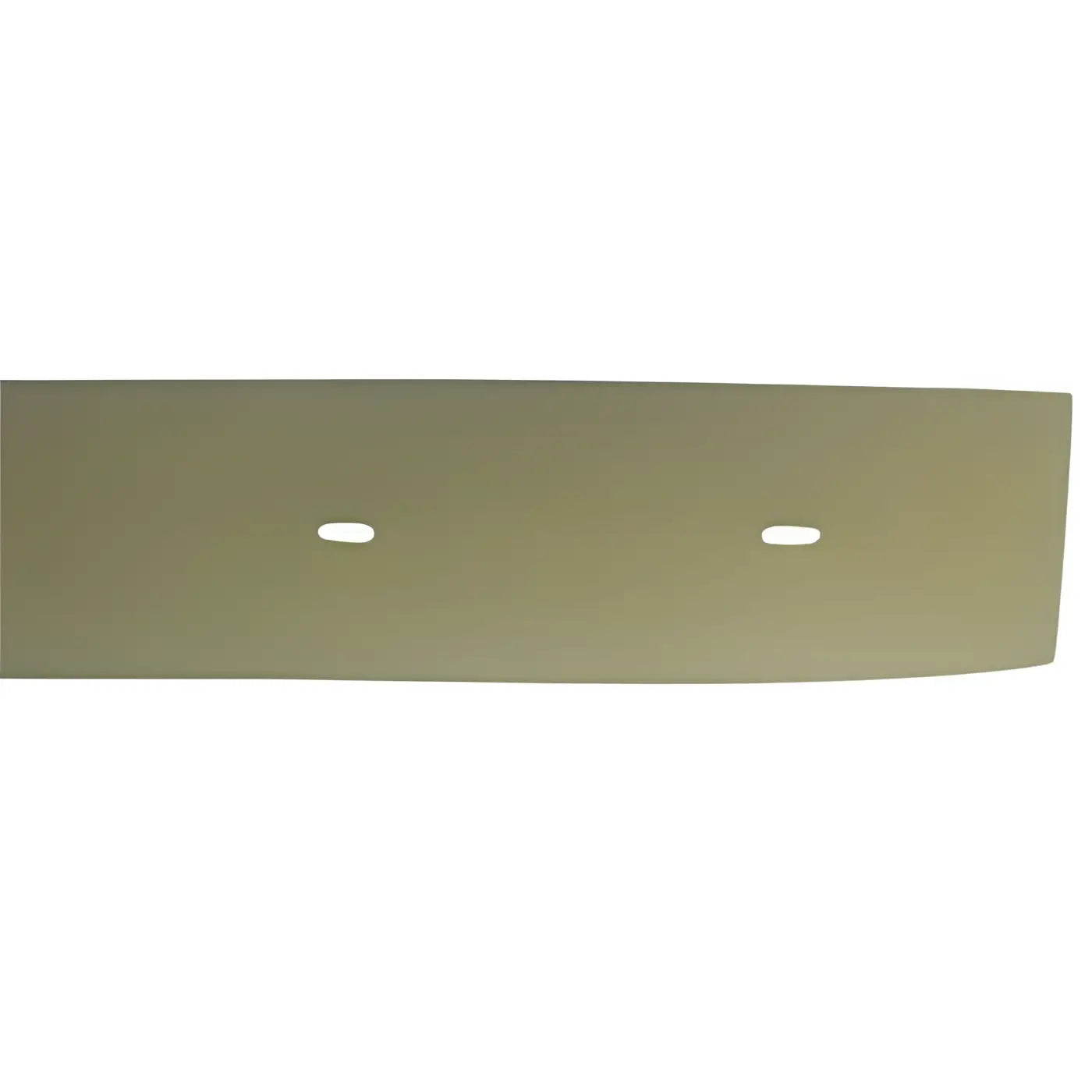 Beige polyurethan sauglippe hinten für tennant t5680 mit zwei ovalen ausschnitten aus kunststoff sicht von hinten