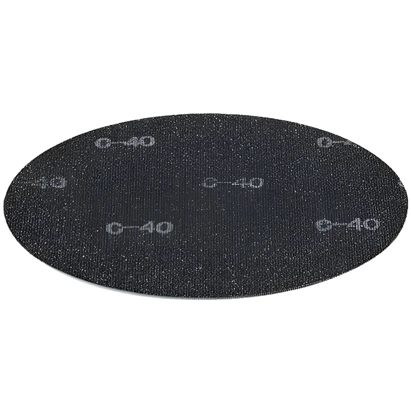 Schleifgitter feinschliff 16 zoll mit schwarzem ovalem schleifpad c-40 für präzises feinschleifen