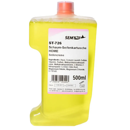 SemyTop Savon mousse Home Cartouche jaune 500ml