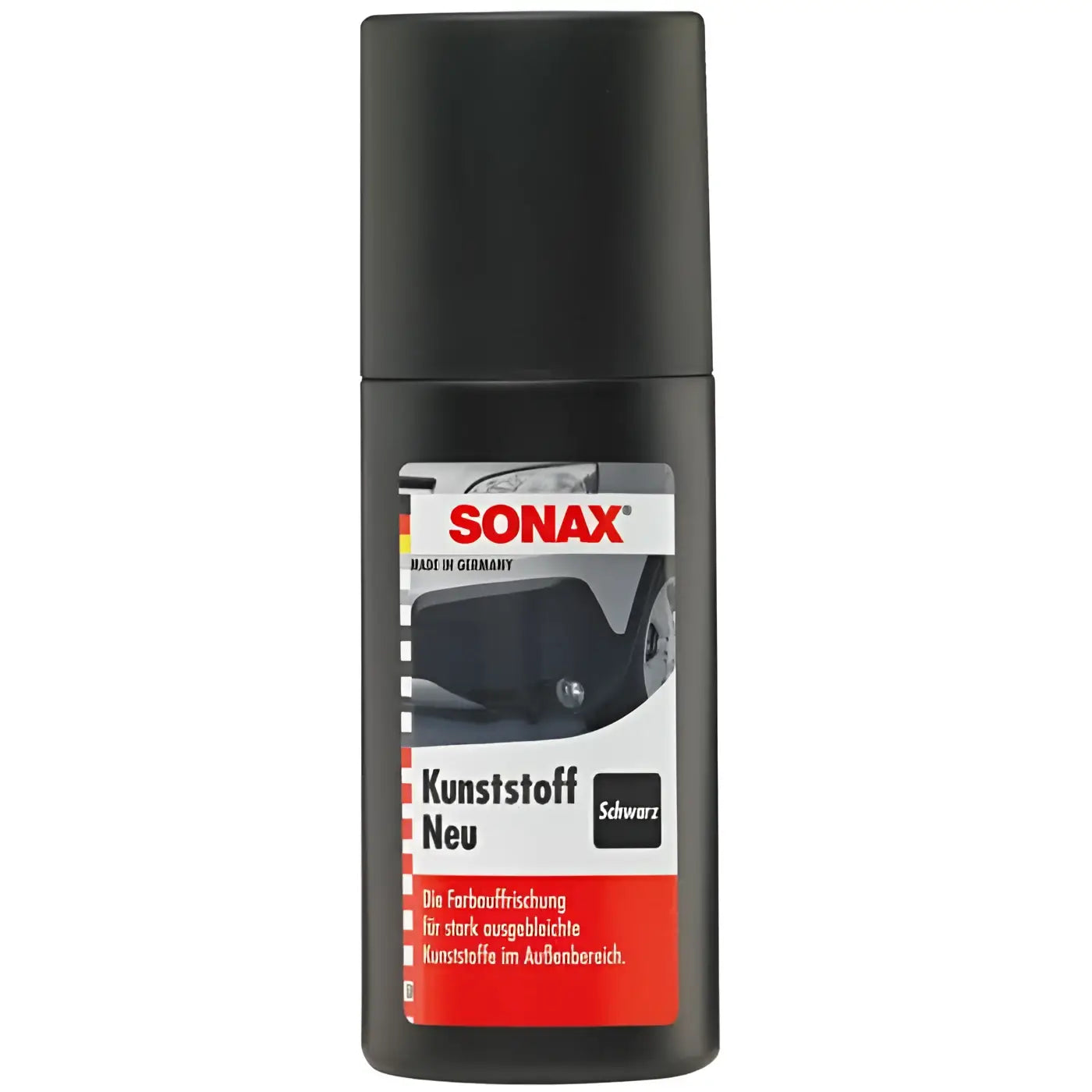 Schwarze sonax kunststoff neu sprayflasche 100ml zum auffrischen und schützen von verblasstem kunststoff
