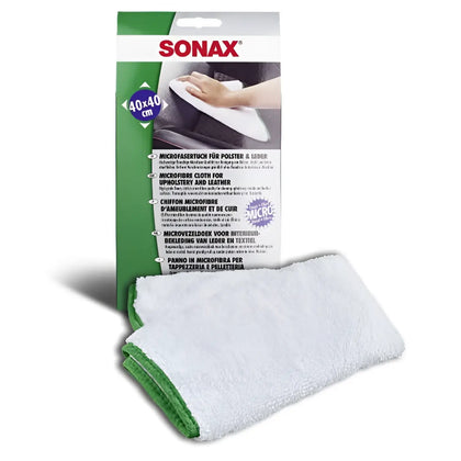 Chiffon microfibre pour tissus + cuir Sonax