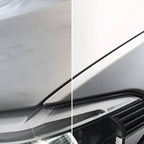 Silberner bmw adaptive led scheinwerfer mit modernem design und schwarzem trim für sonax profiline quick detailer 5l