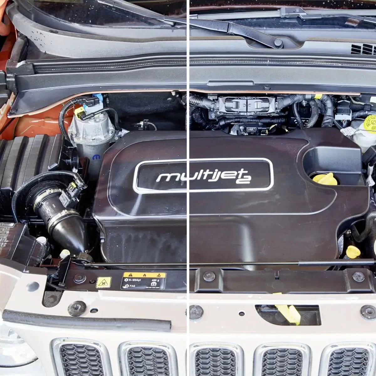 Sonax Profiline PlasticCare Kunststoffpflege zur Reinigung und Pflege von Kunststoffteilen im Motorraum von SONAX angewendet.