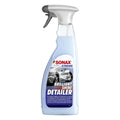 Sonax xtreme brilliant shine detailer lackpflege 750ml sprühflasche mit weißer düse und hellblauer flüssigkeit