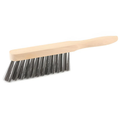 Balayette à main Sorex bois fil d'acier brut trempé 30 cm