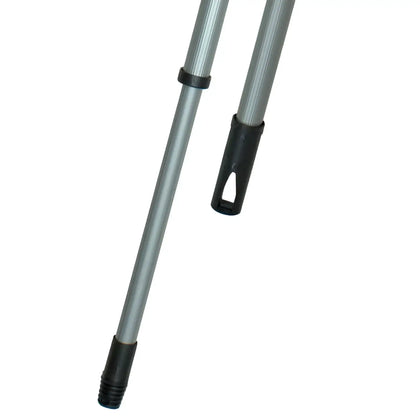 Manche télescopique Sorex 2x75 cm avec filetage italien ITA argenté